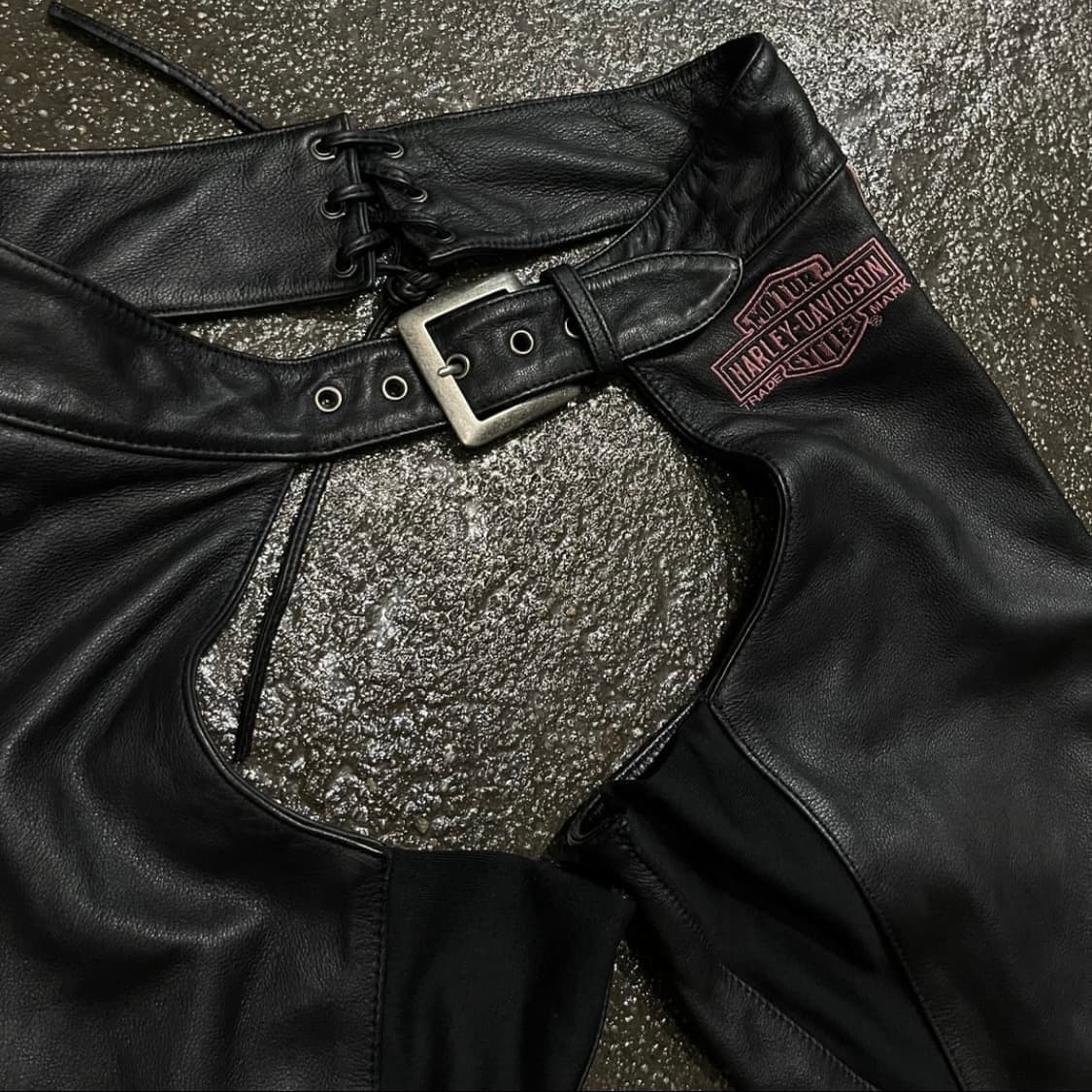 할리데이비슨 가죽 챕스 팬츠 상품이미지4