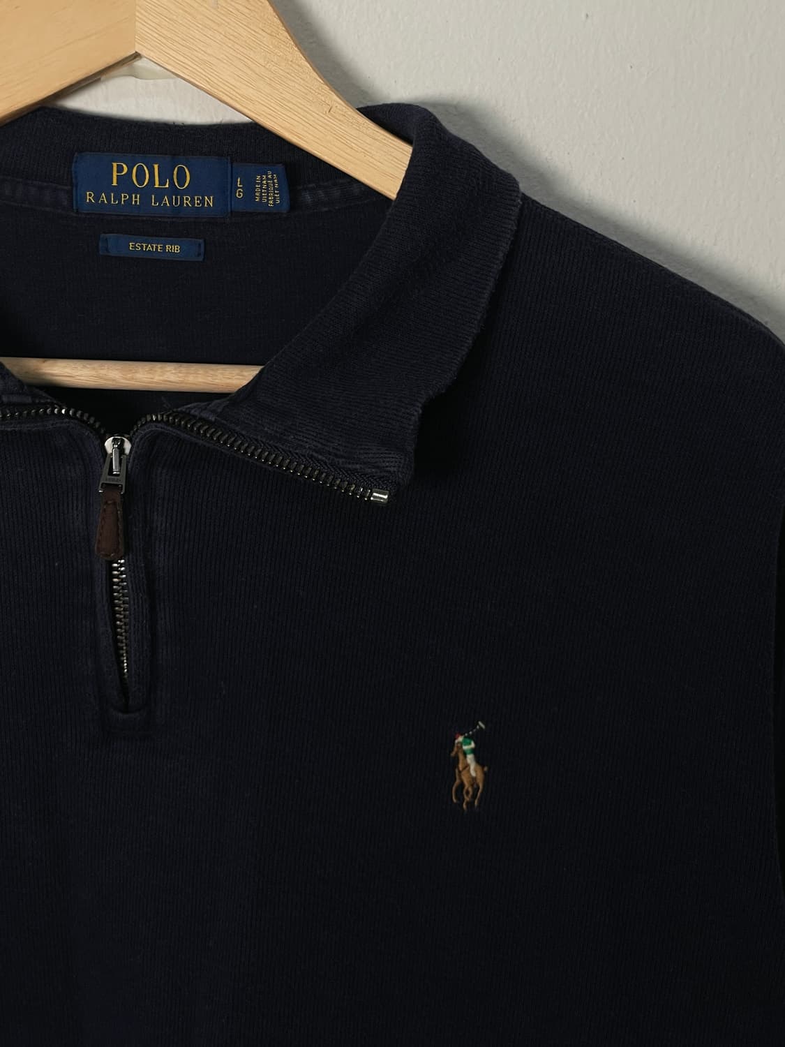폴로 네이비 포니 반집업 상품이미지4