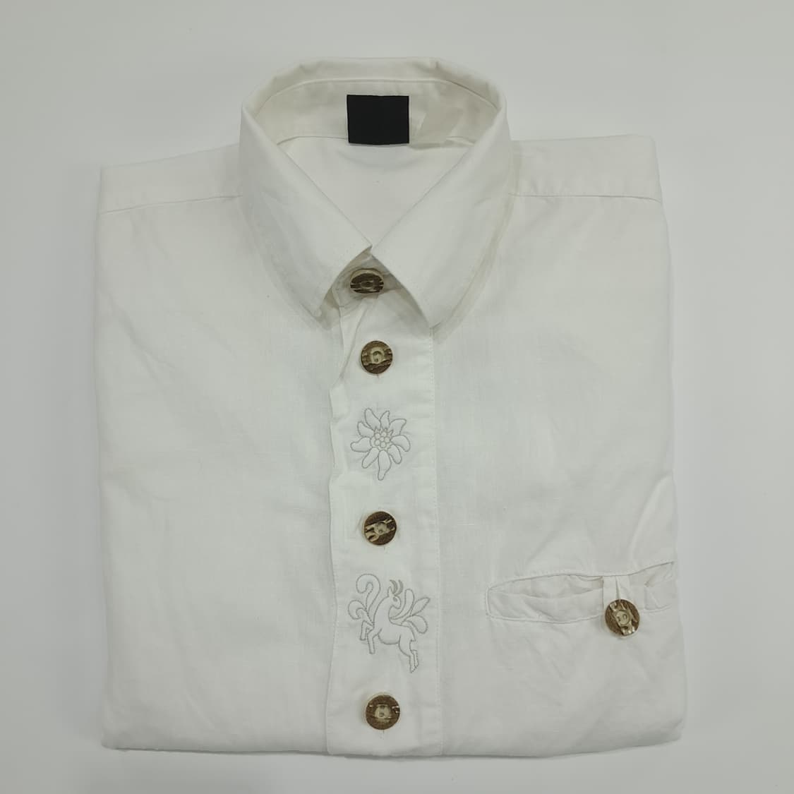 Co471 L Seammenschmid 독일 트라흐텐 린넨 바바리안 셔츠 상품이미지7