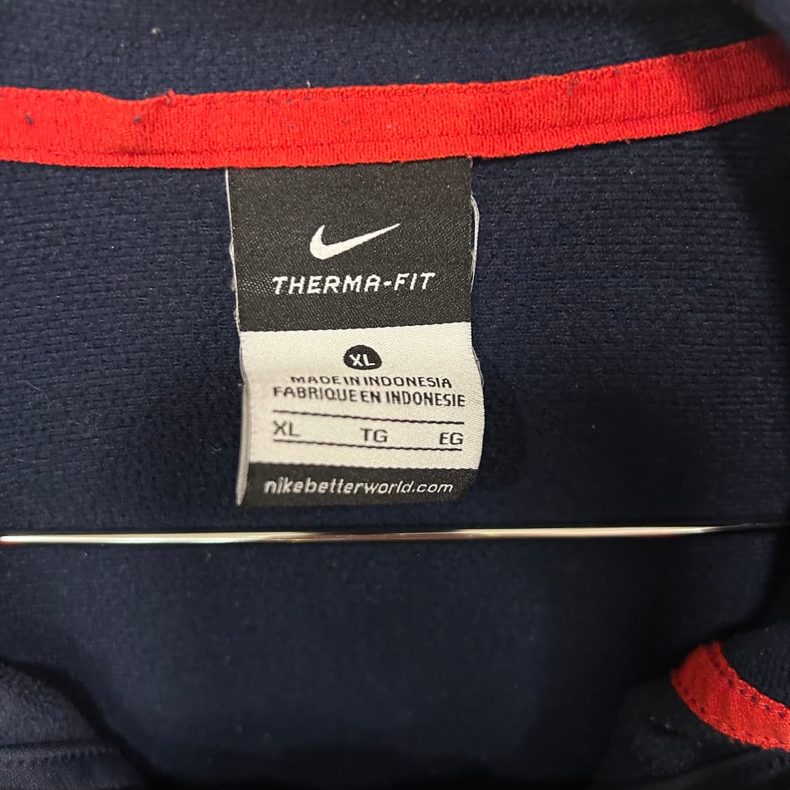 나이키 써마핏 USA 로고 코튼 후드집업 상품이미지3