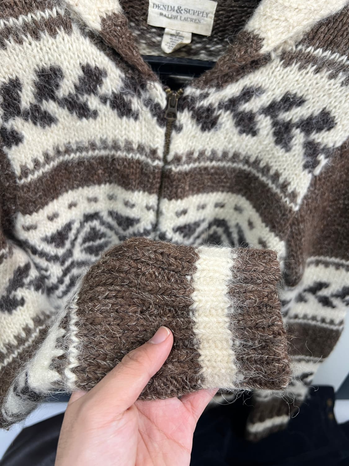 택포6.5) 데님앤서플라이 랄프로렌 코위찬 가디건 니트 상품이미지6