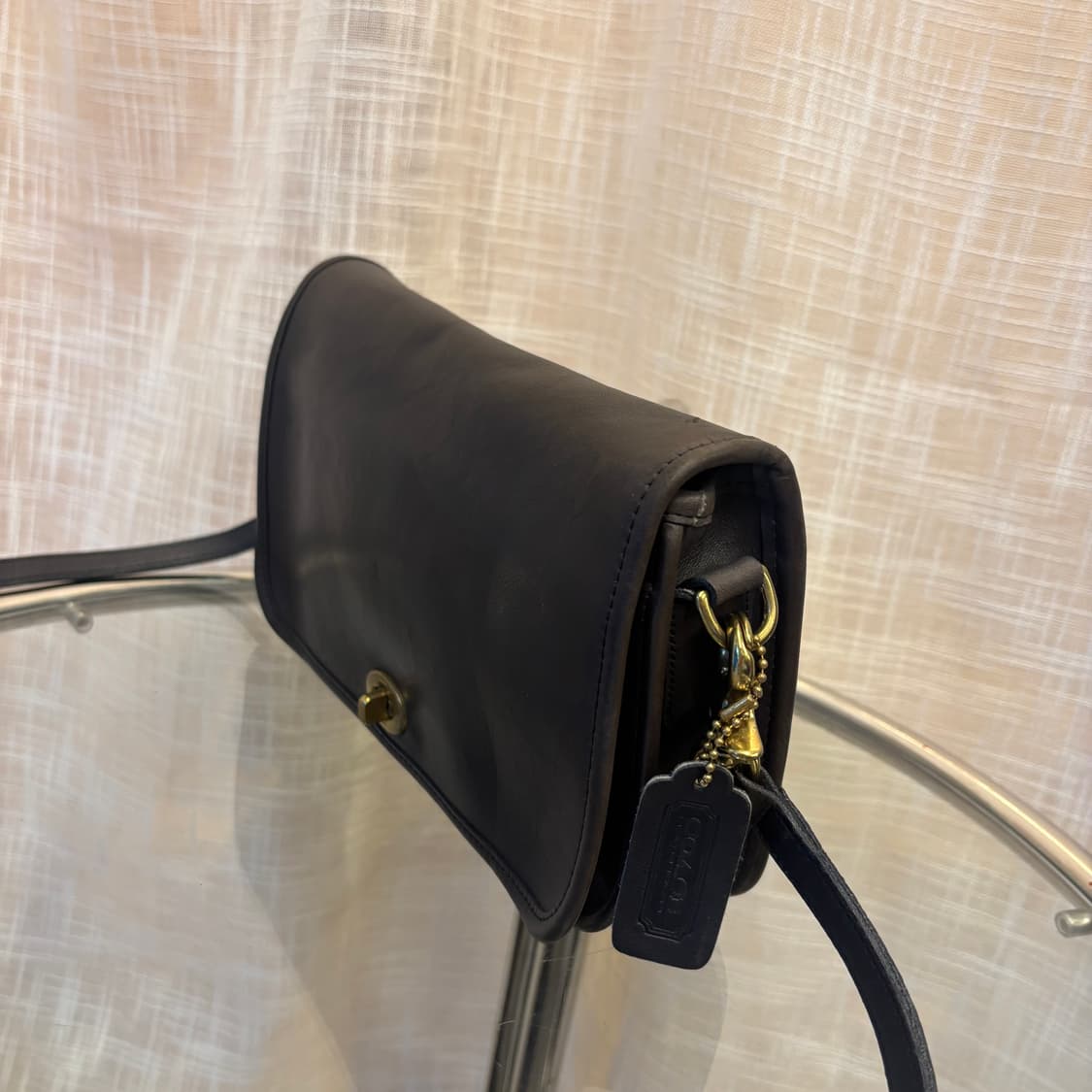 정품 코치 가죽 크로스백     상품이미지4