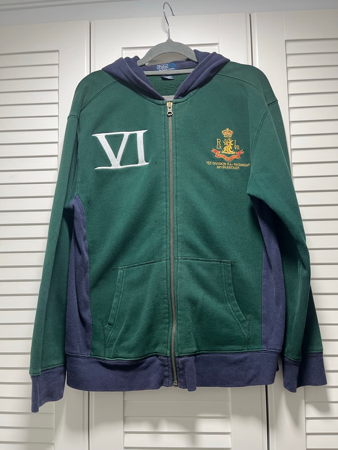 빈티지 폴로 랄프로렌 블리커 폴 후디 상품이미지1