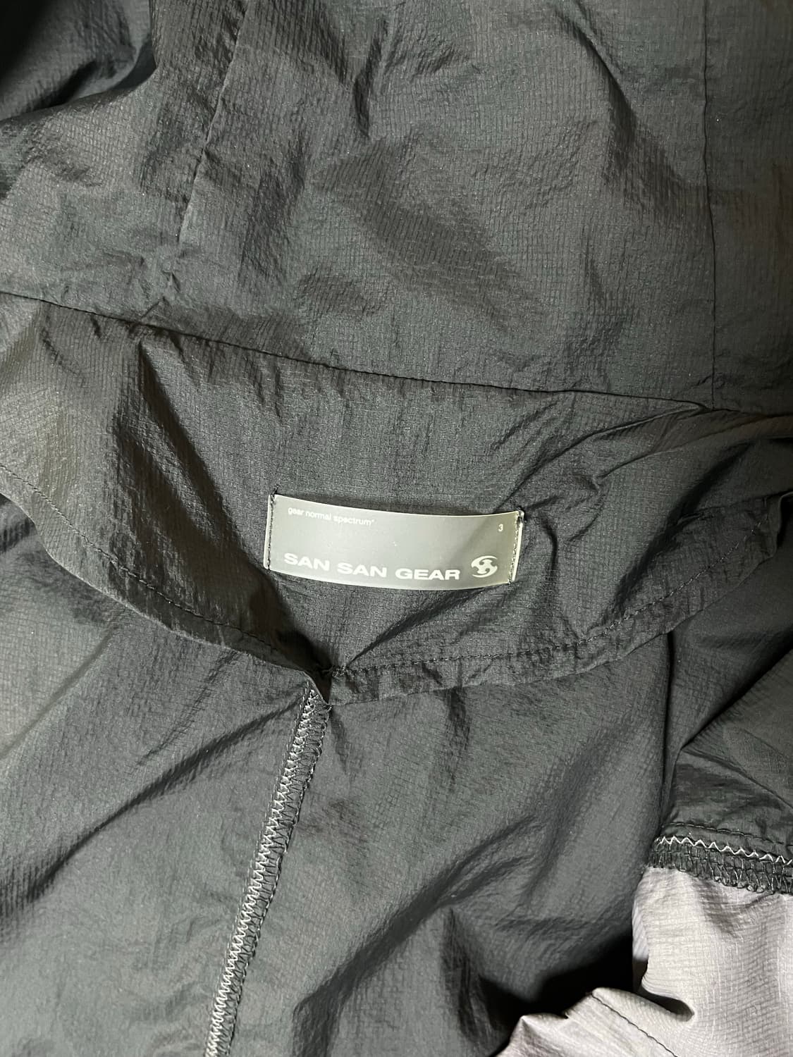 산산기어 패널드 자켓 블랙 - 23SS 상품이미지4