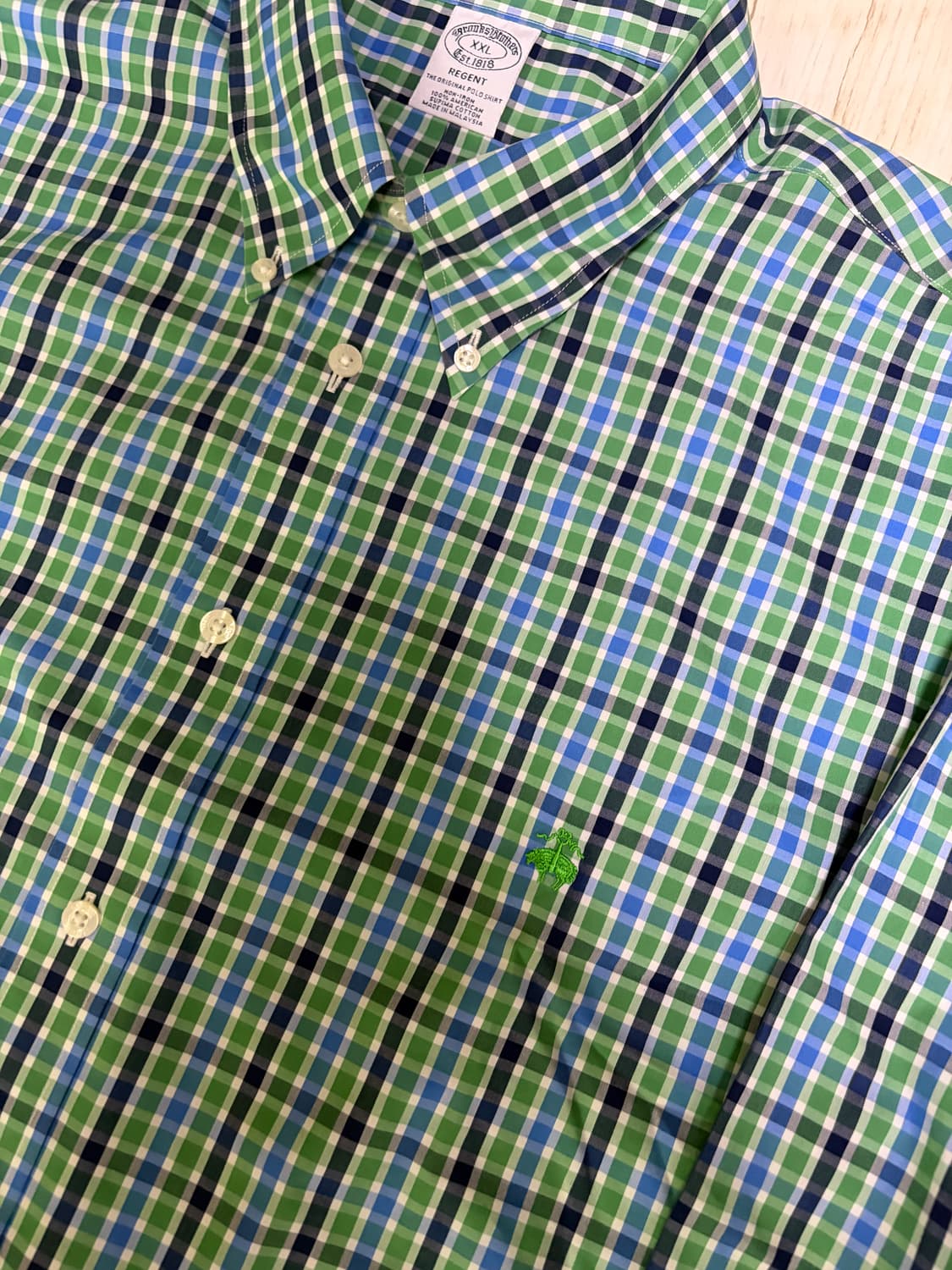 [XXL] 브룩스 브라더스 남성 체크 셔츠 새상품 상품이미지2