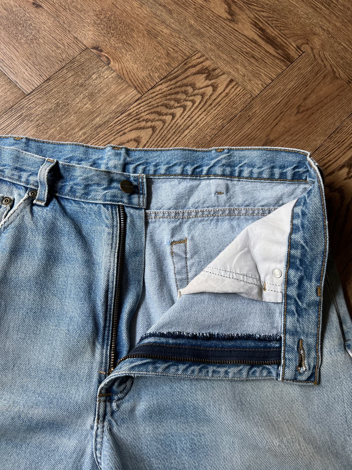 [36]칼하트 USA 빈티지 워싱 워크 데님 팬츠 상품이미지2