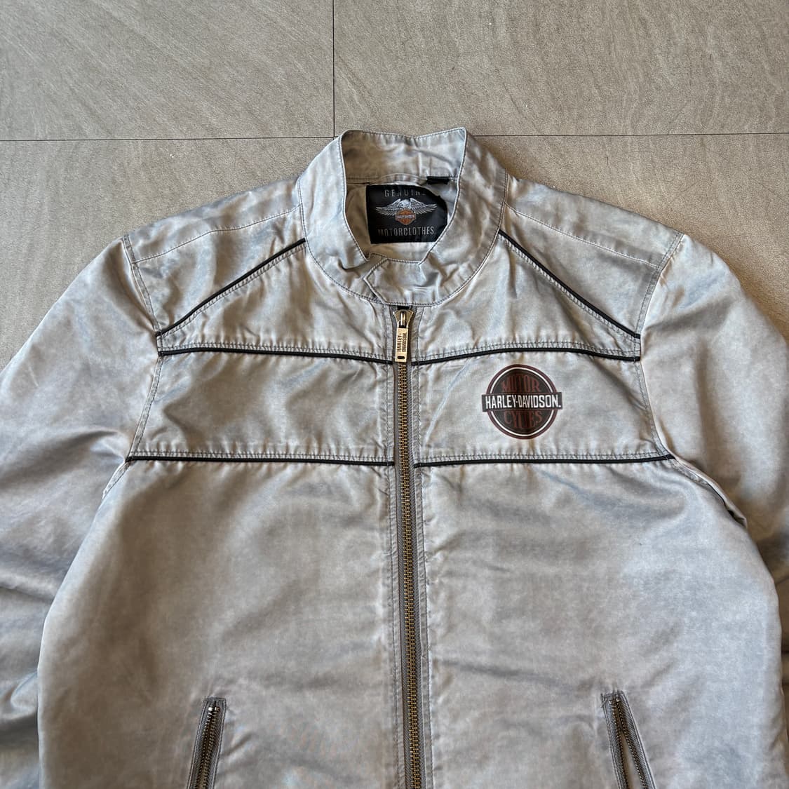 할리데이비슨 그레이 바람막이 자켓 상품이미지3