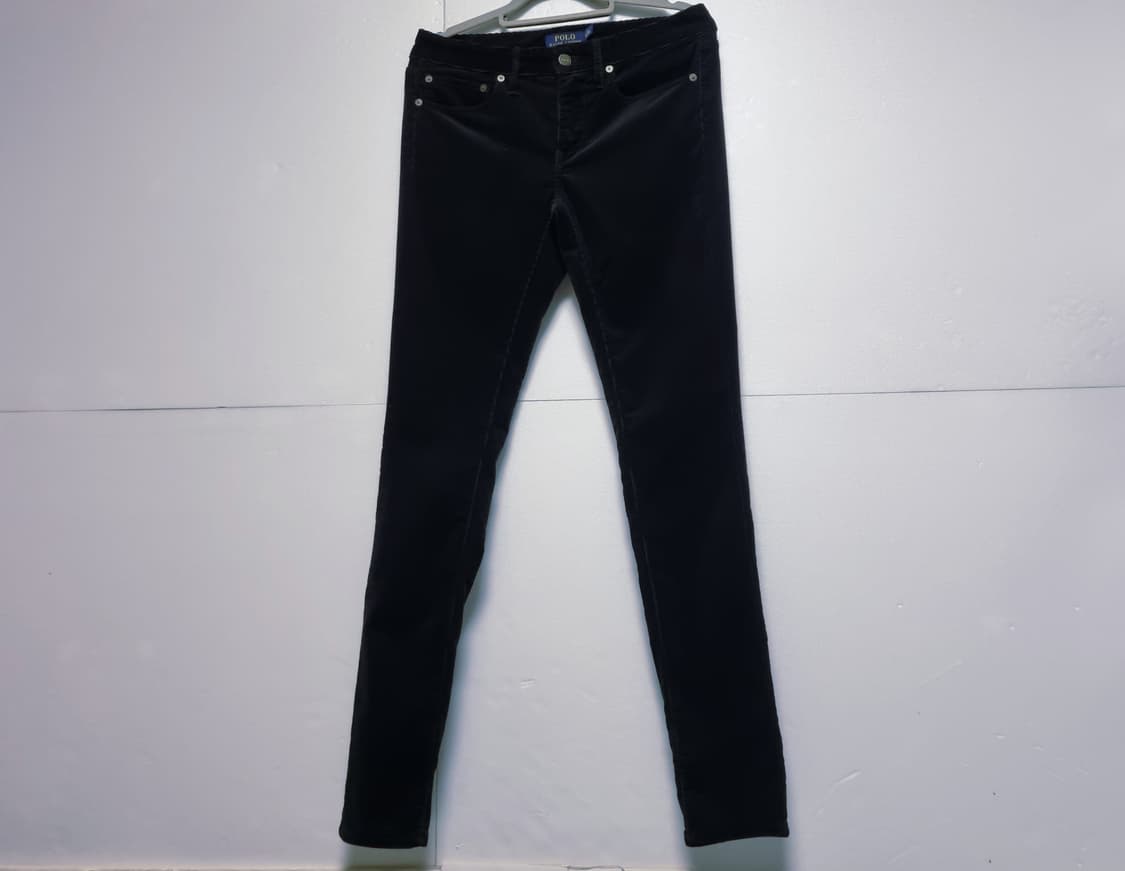 여성 폴로 랄프로렌 블랙 검정 코듀로이 팬츠 바지 상품이미지2