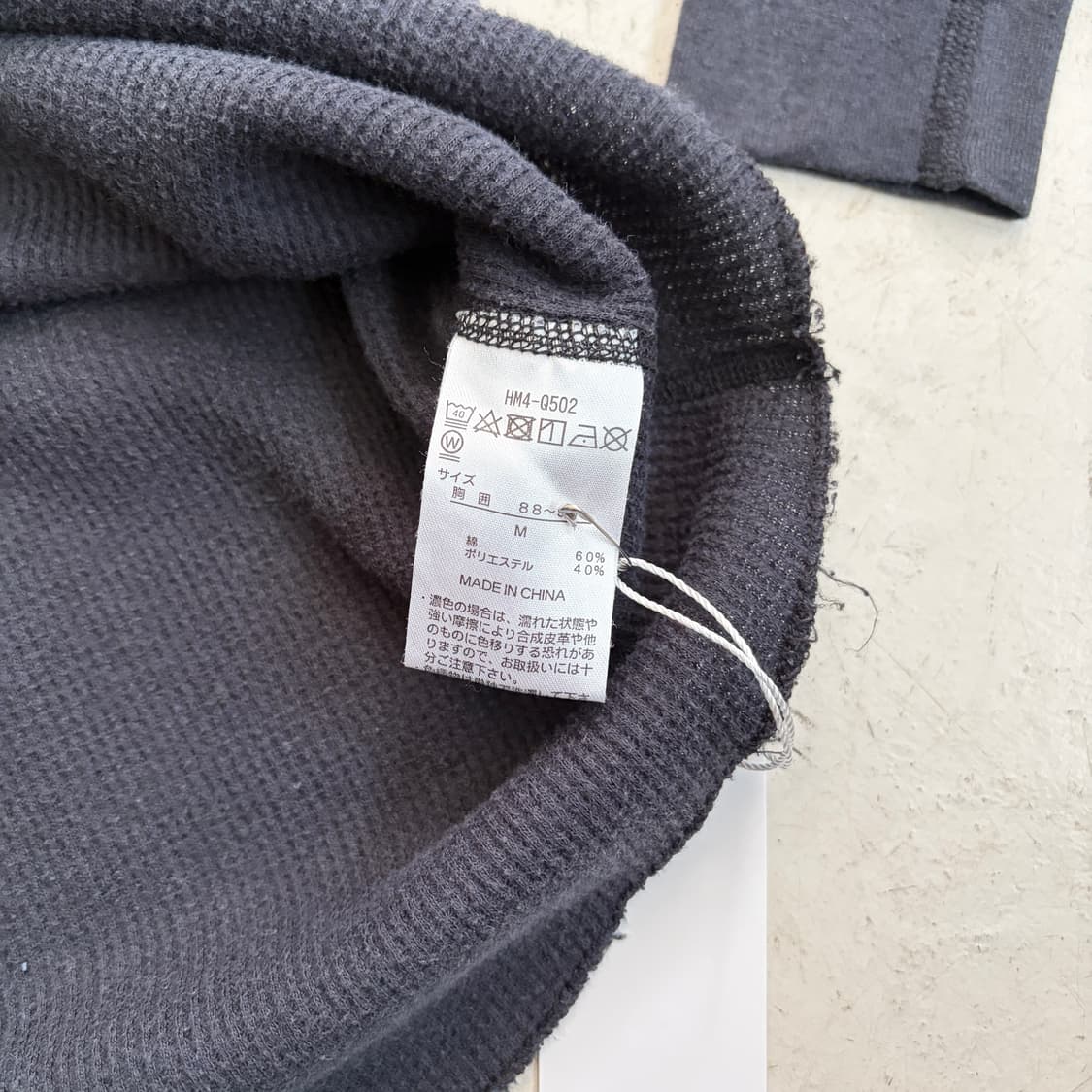 헤인즈 와플 헨리넥 티셔츠 M 상품이미지6