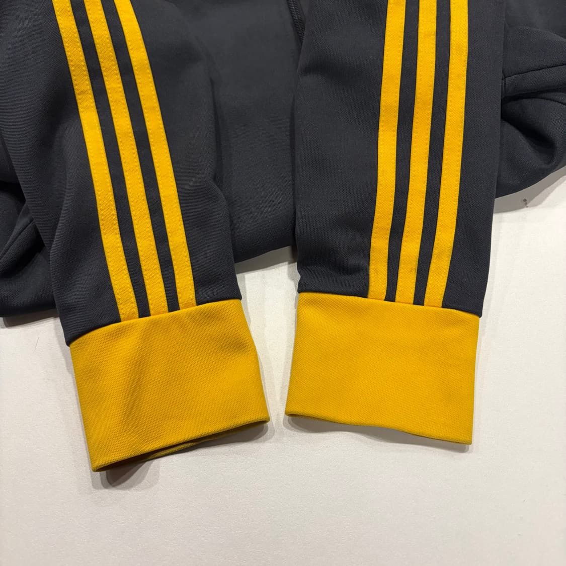 [95] 15s 아디다스 유로파 옐로우 삼선 트랙탑 져지 집업 B959 상품이미지6
