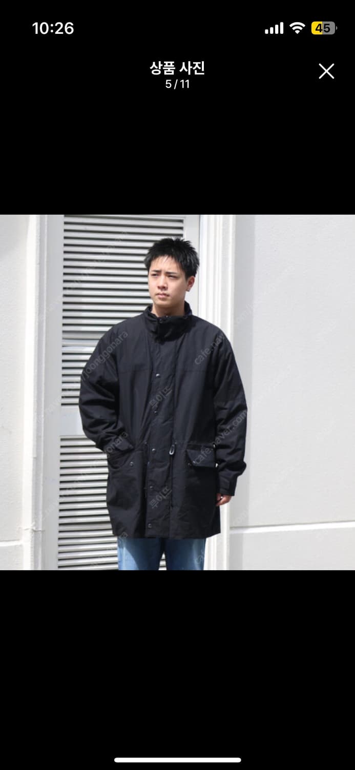 [40] 캡틴선샤인 / 24FW 코튼 필드자켓 / 블랙 상품이미지8