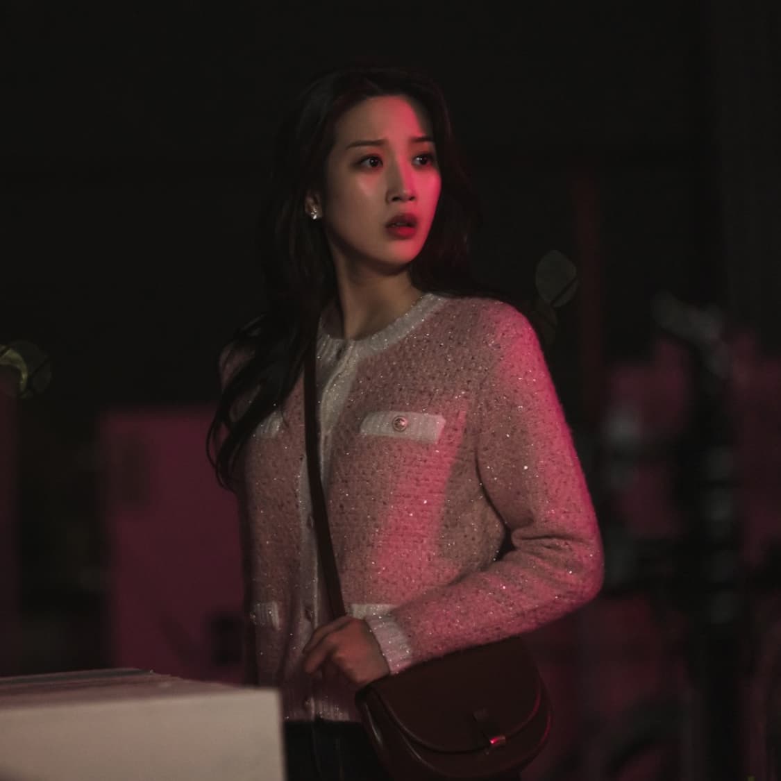 마쥬 루렉스 가디건 핑크 상품이미지2