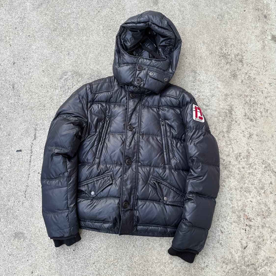 디젤 구스다운 후디드 푸퍼 자켓 상품이미지4