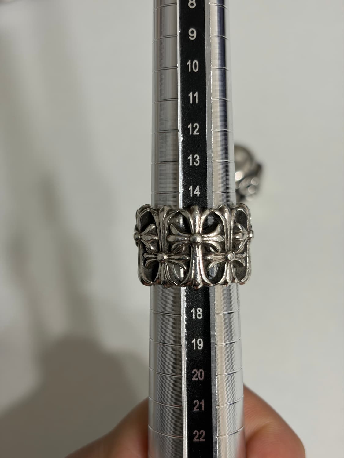 크롬하츠 세메터리 라운드링 14-15호 상품이미지1