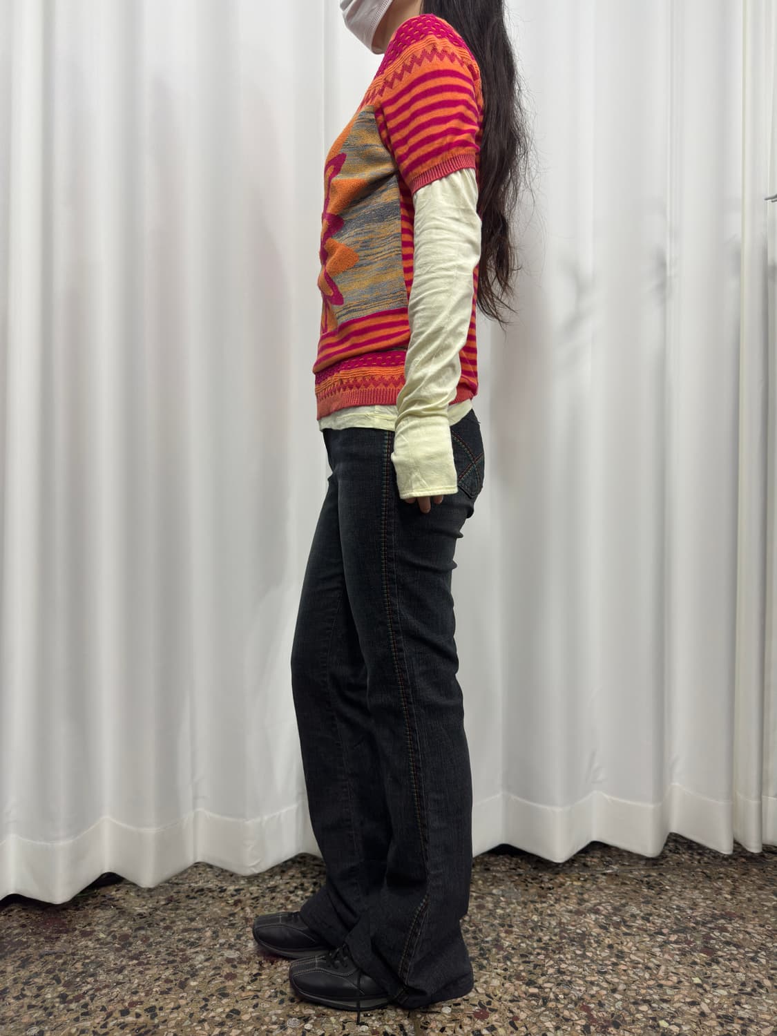 blue jam stitch denim pants 상품이미지8