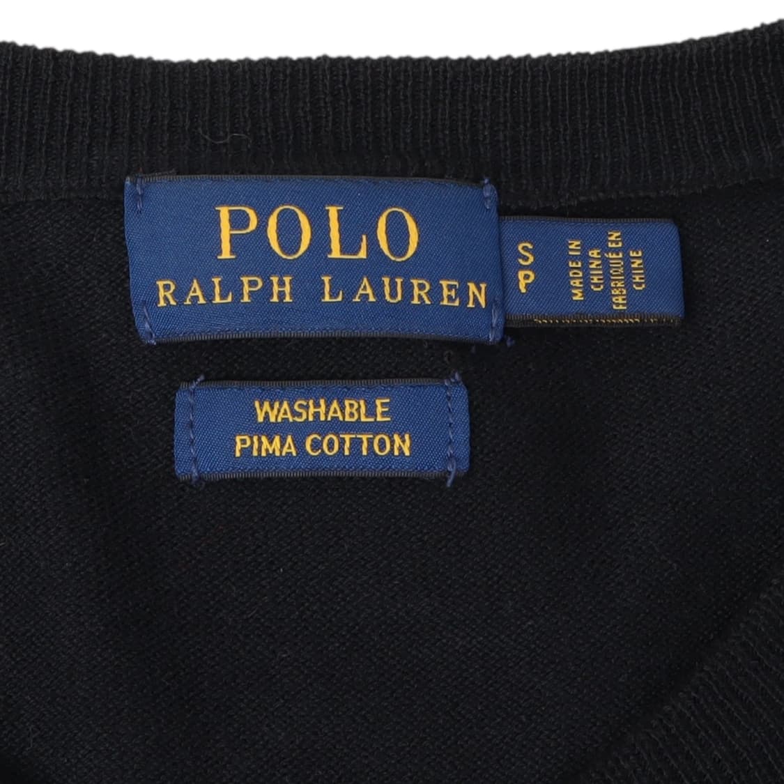 폴로 랄프로렌 블랙 워셔블 피마코튼 니트 가디건 상품이미지8