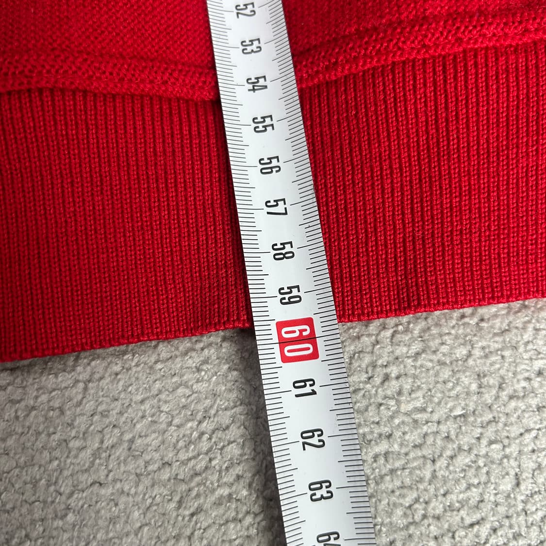 라코스테 브이넥 니트 레드  상품이미지5