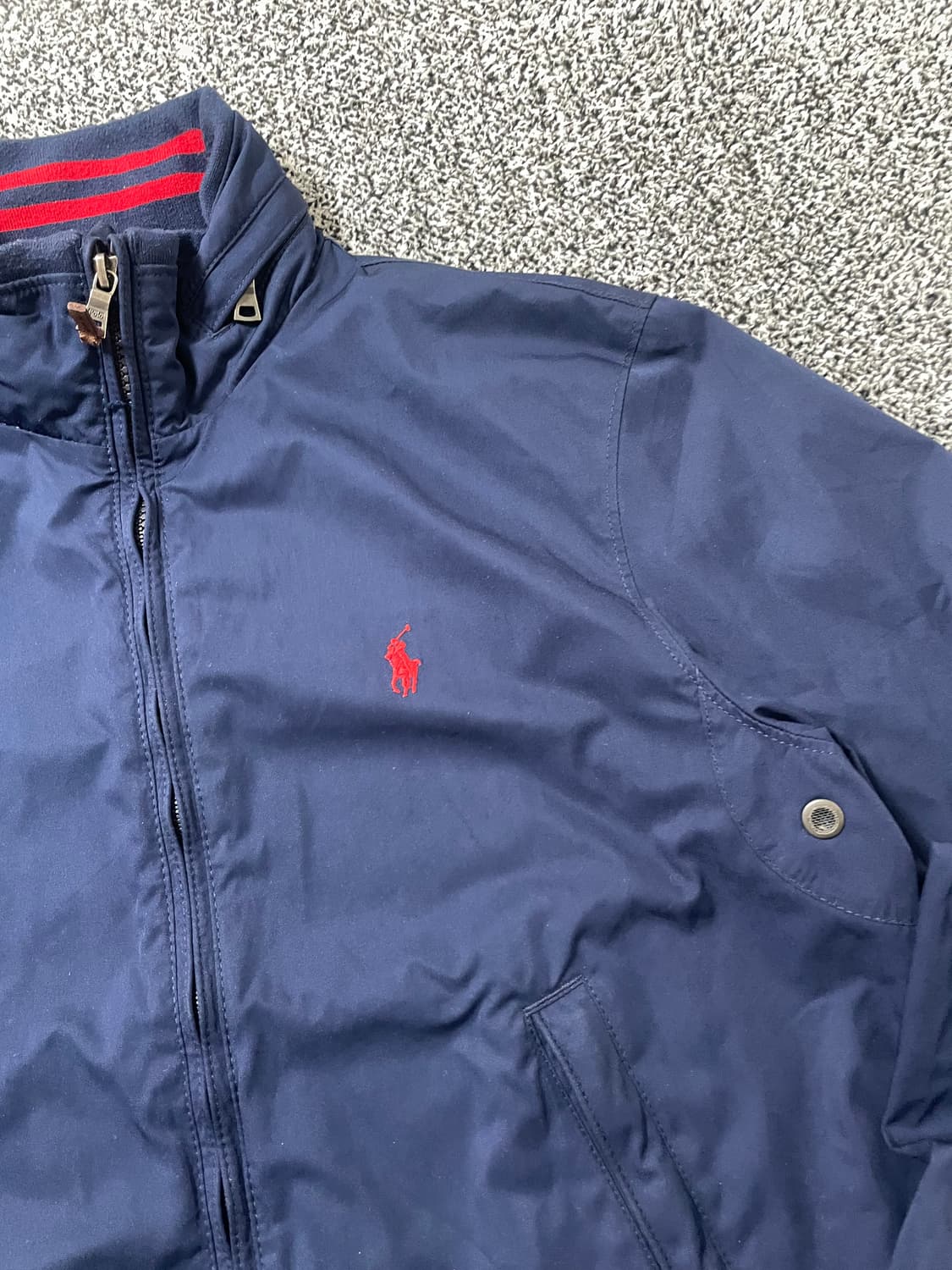 빈티지9. 폴로랄프로렌 바람막이 점퍼 바스락 자켓 네이비 상품이미지2