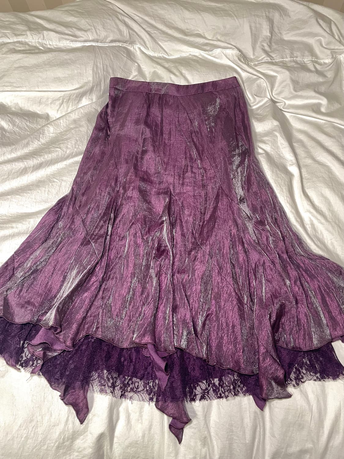 fairy grunge oriental purple skirt  상품이미지4