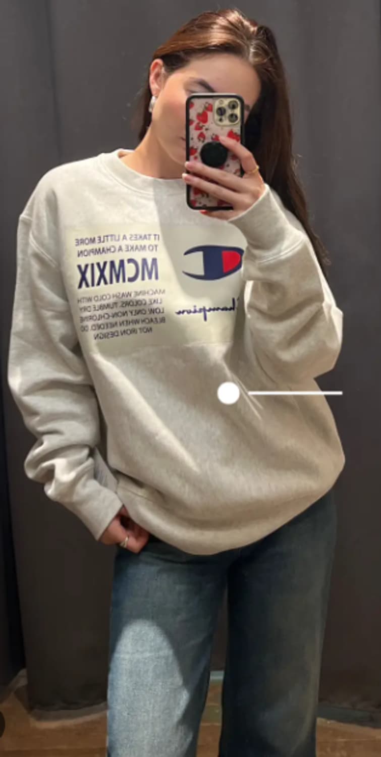 챔피언 USA 리버스위브 크루넥 상품이미지1