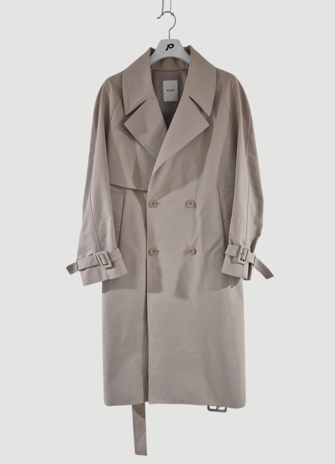 [100~105]벨리에 롱 트렌치코트 오버핏 MEN 상품이미지2