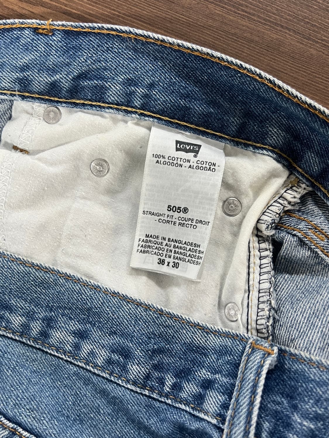 00s Levis 리바이스 505 스트레이트 핏 데님 팬츠 상품이미지7