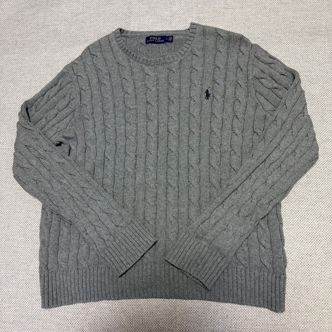 폴로 랄프로렌 라운드 케이블 니트 상품이미지1