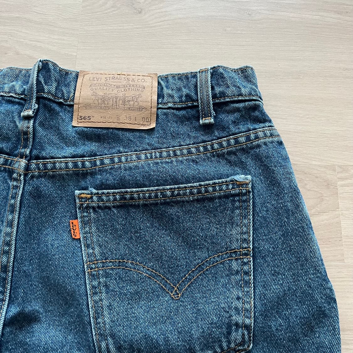 [38] 90s 빈티지 리바이스 565 쇼츠 상품이미지5