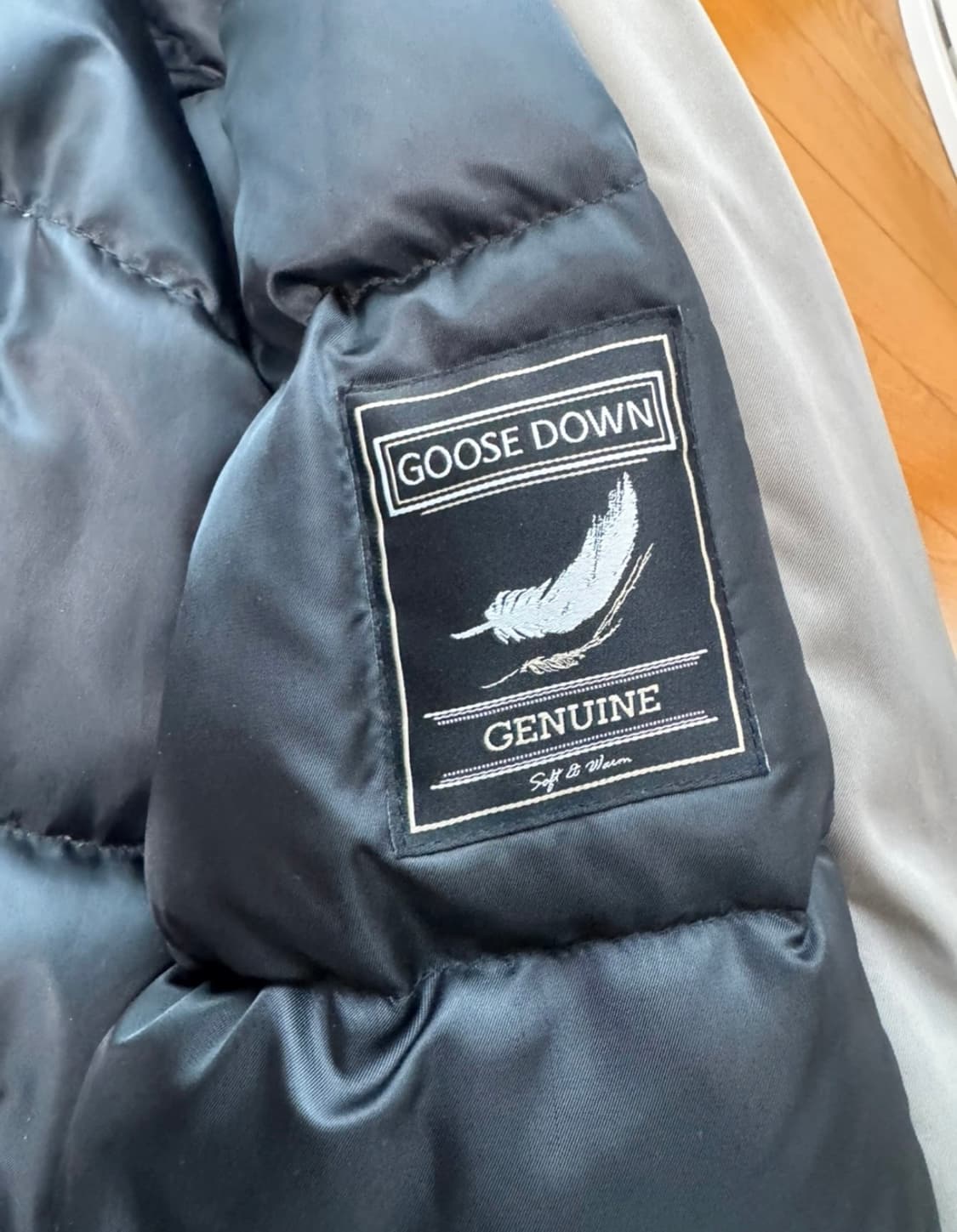 지오송지오 구스다운 롱패딩 100 (XL) 팔아요 상품이미지5