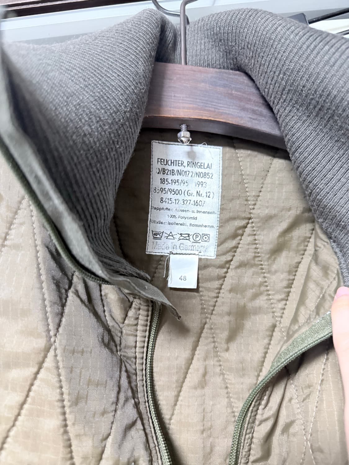 독일제조 독일군 깔깔이 숏버전 상품이미지4