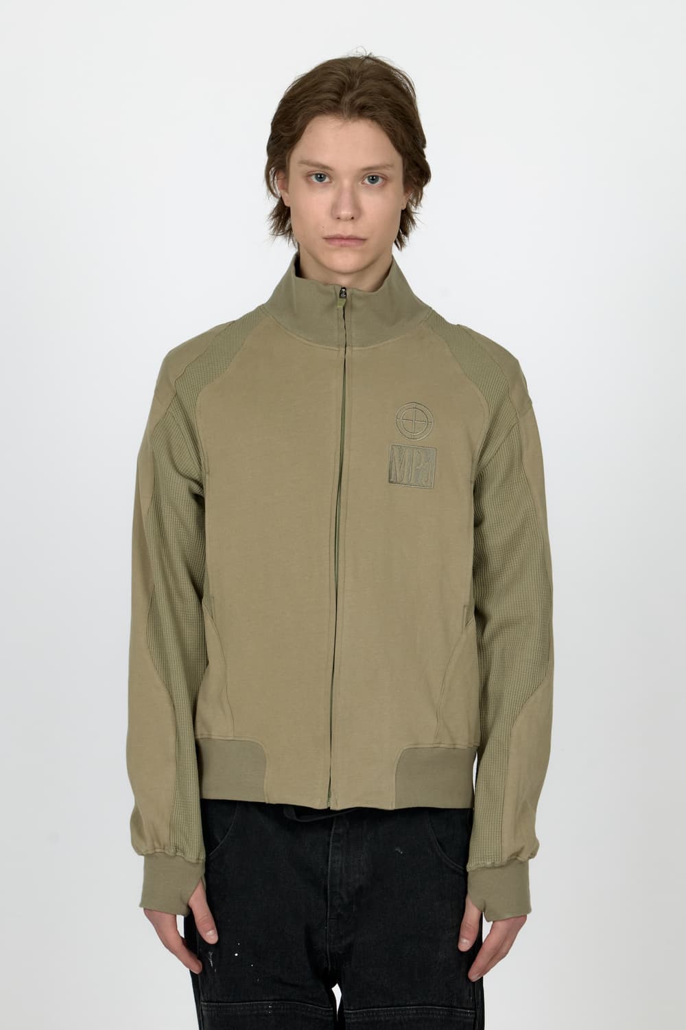 MPa CONTRAST ZIPPED JACKET (KHAKI) 상품이미지2