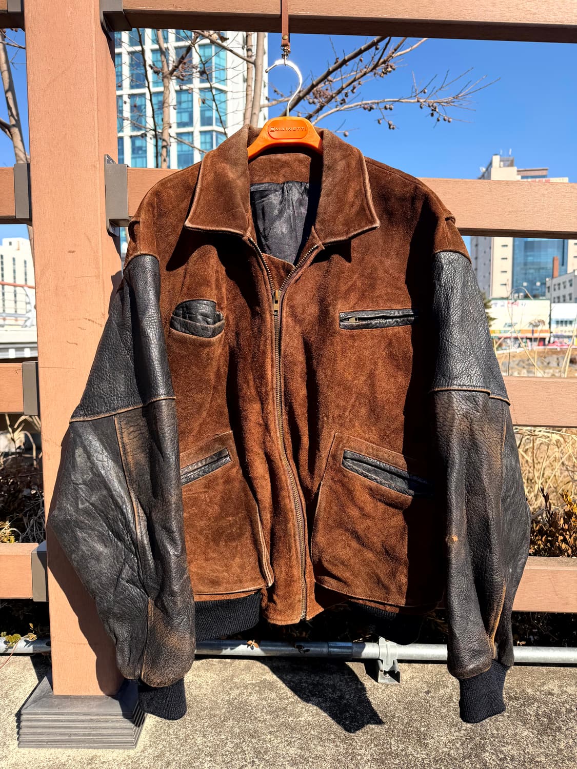 Say's leather 레더자켓 (Made in Hong Kong) 상품이미지2