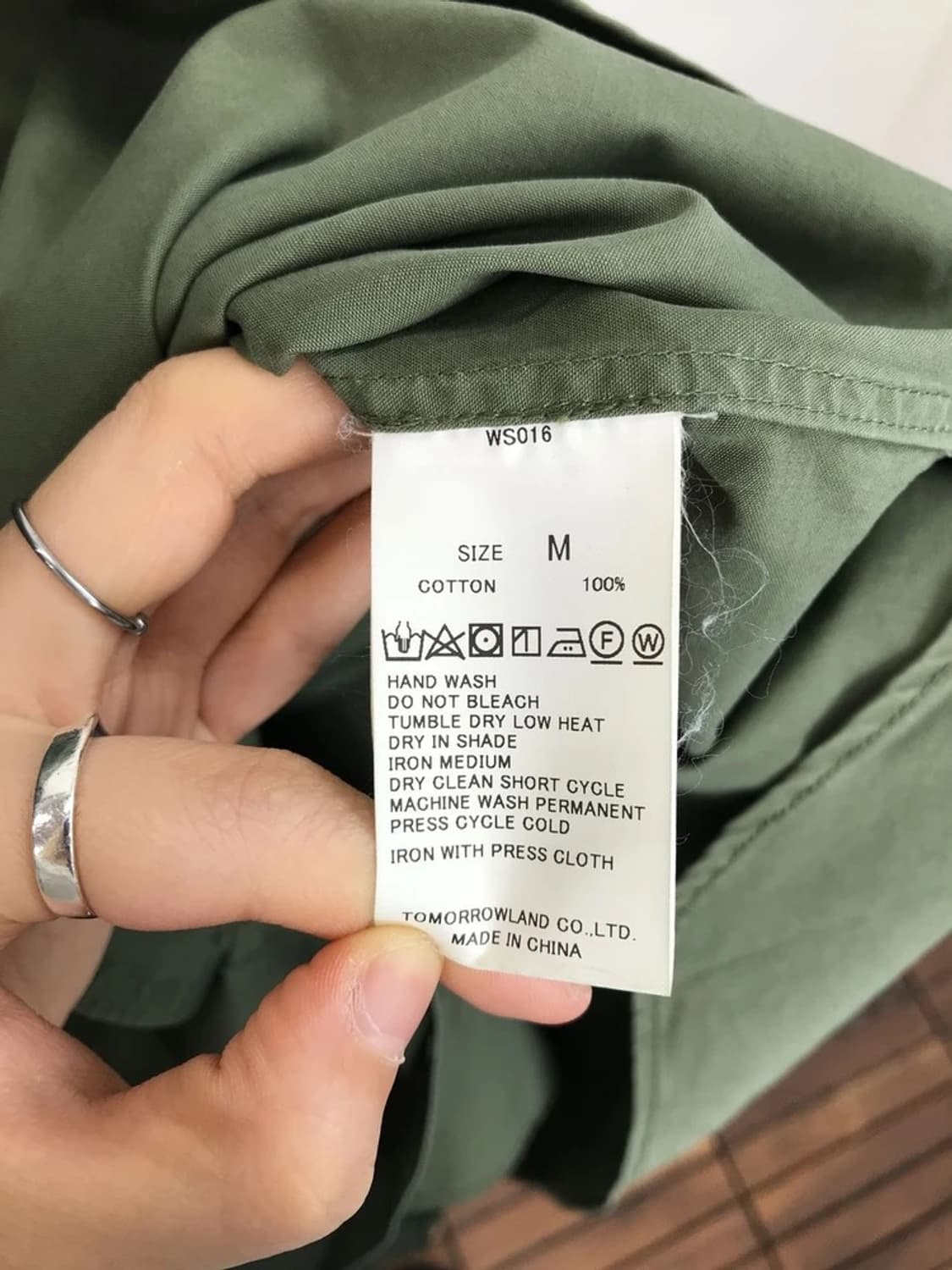 Blue Work Olive Utility Shirt Jacket 상품이미지6