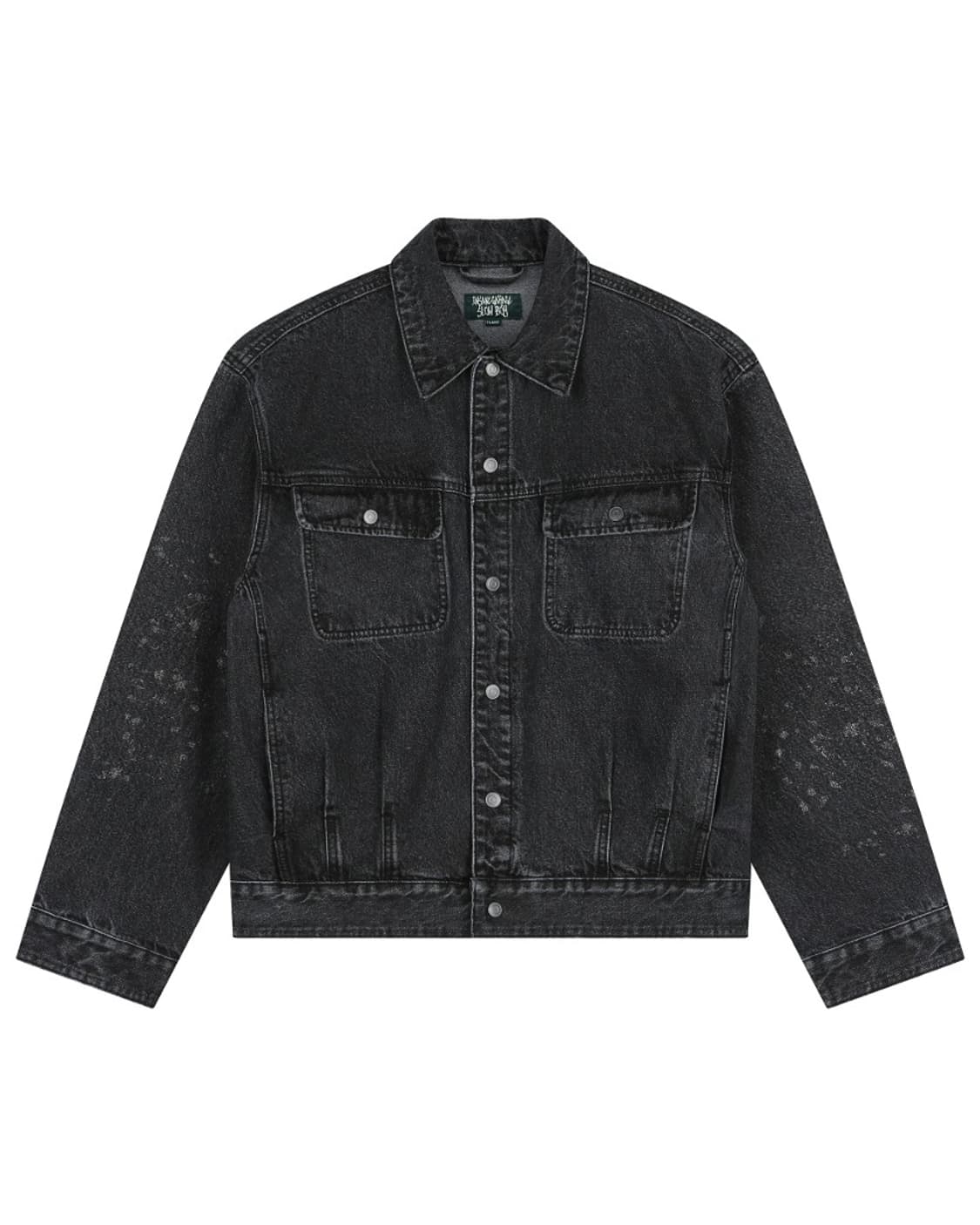 [셋업] 인세인개러지 x 슬로우보이 페인티드 데님 셋업 상품이미지1