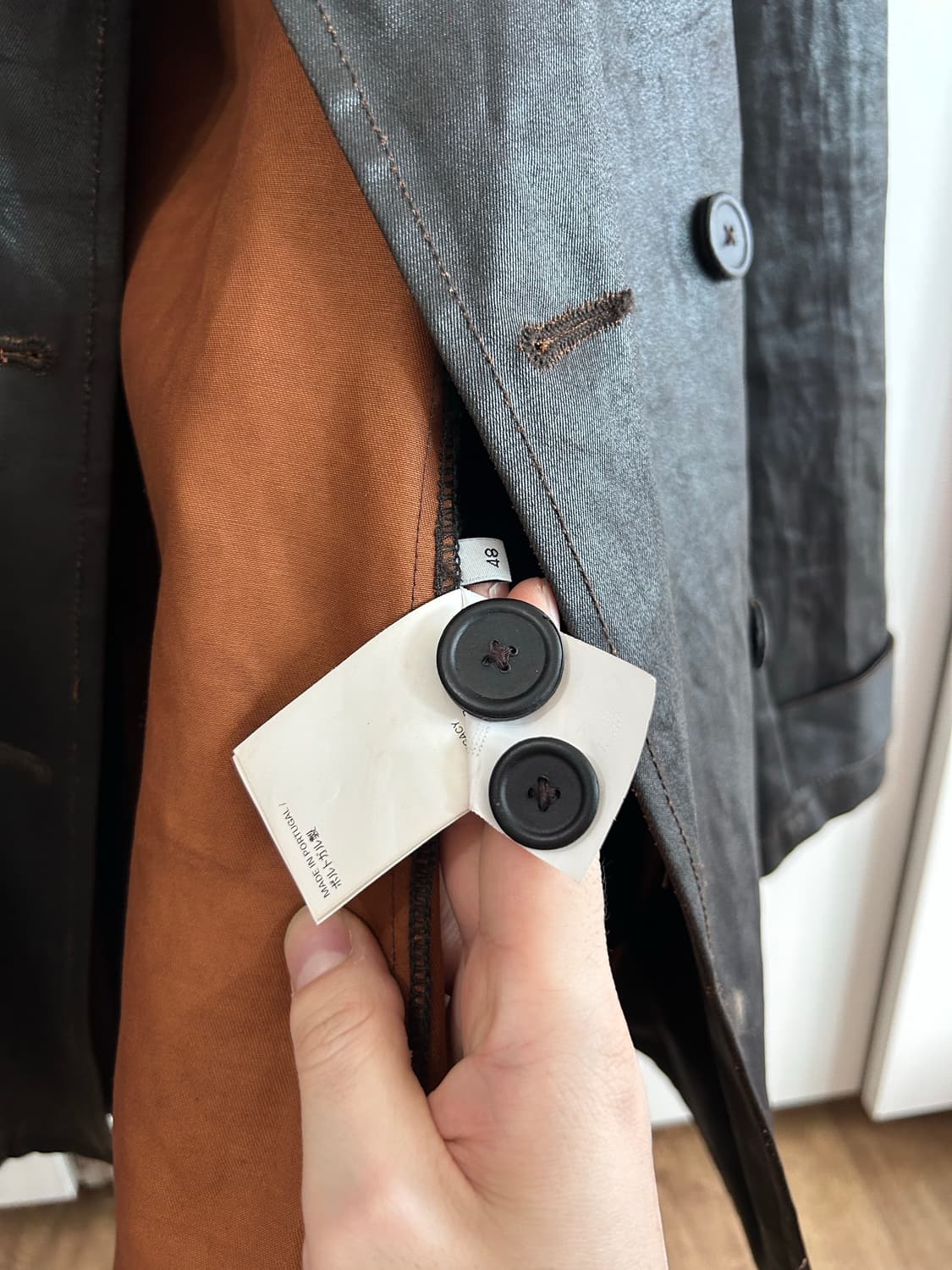 아워레가시 머드 다이드 부타 코트 상품이미지6