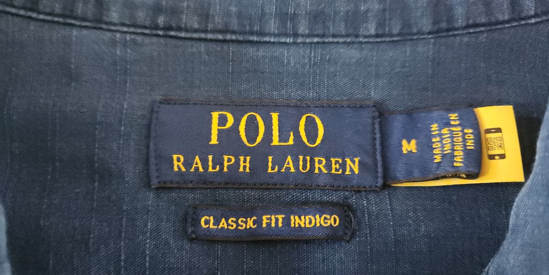 폴로 랄프로렌 인디고 샴브레이 셔츠(M) 상품이미지3