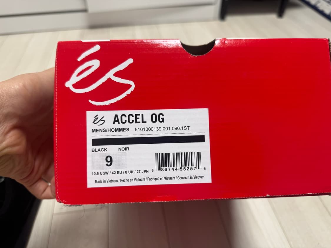 ES Accel og 악셀 보드화 블랙 270 상품이미지8