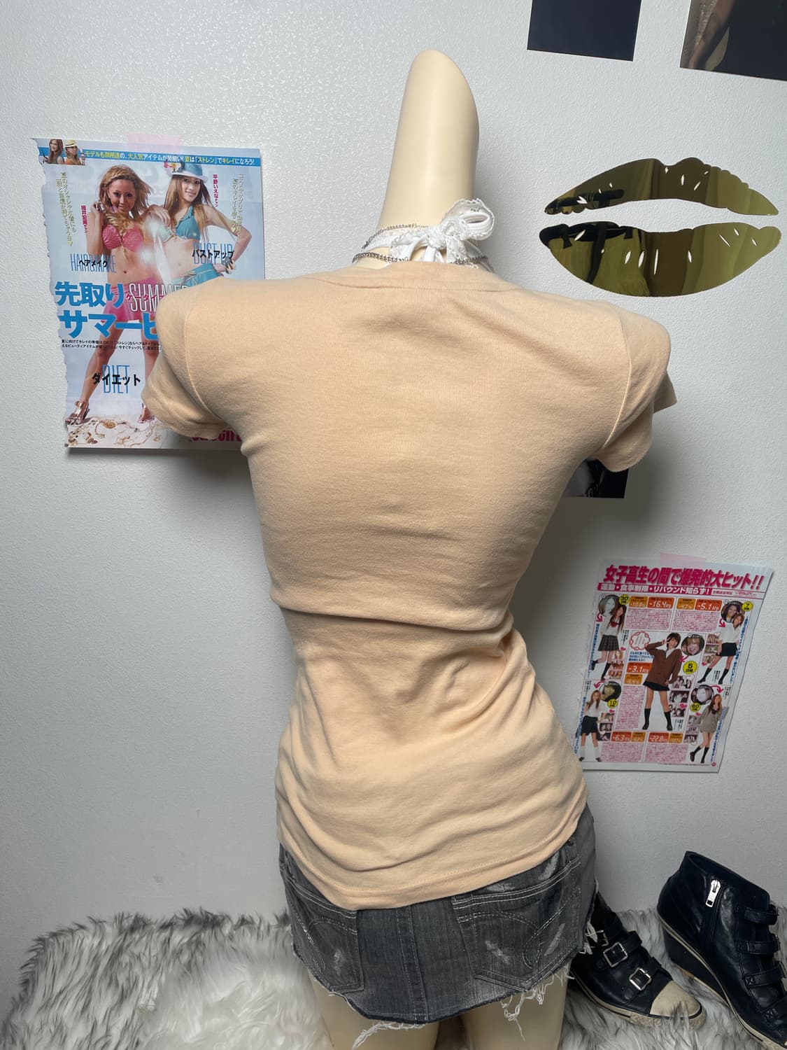 Egoist 펑크 y2k 반팔티 상품이미지2