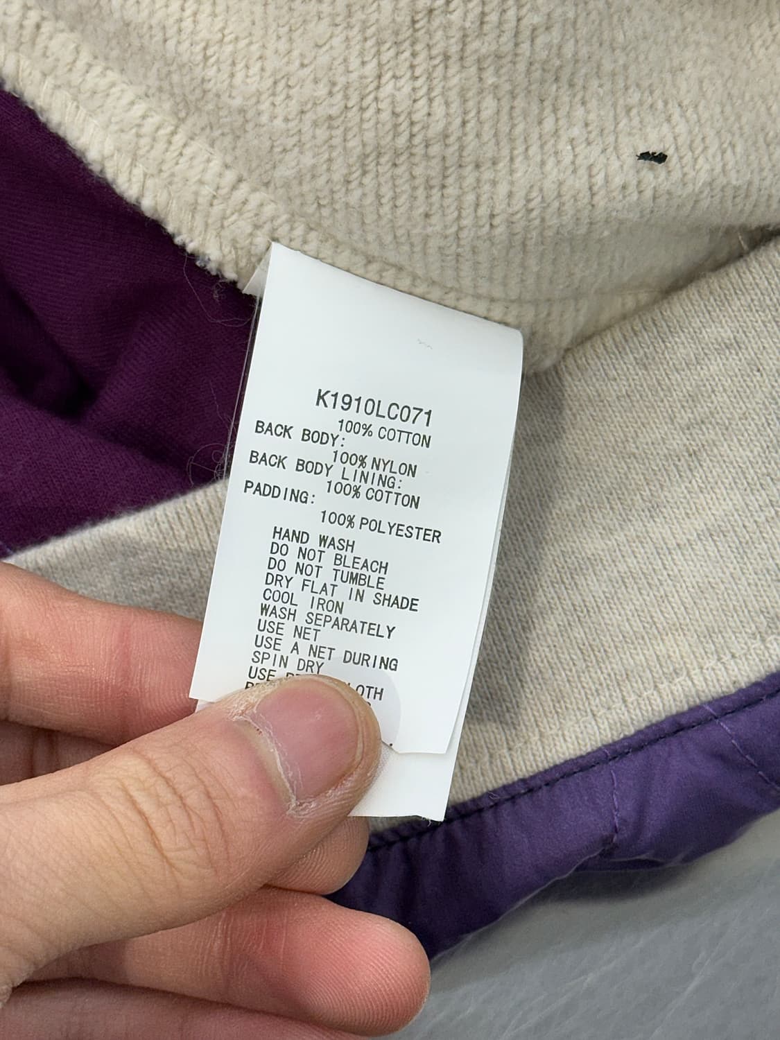 캐피탈 19aw 페이즐리 퀼트 크루넥 스웨트 포켓 코튼 셔츠 상품이미지8