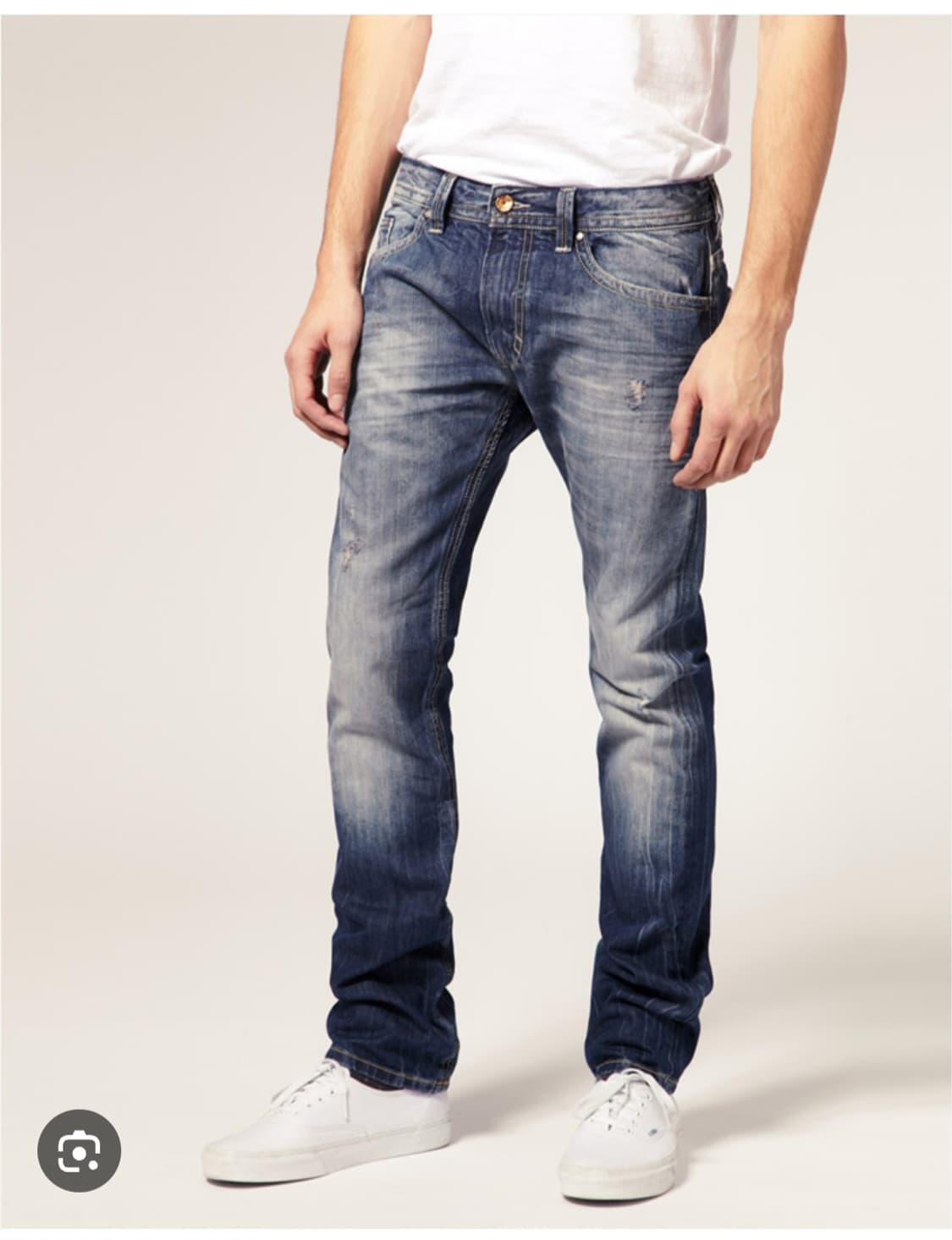 디젤 diesel 타바 8b9 슬림스키니 진청워싱진 탭31 실33 상품이미지1