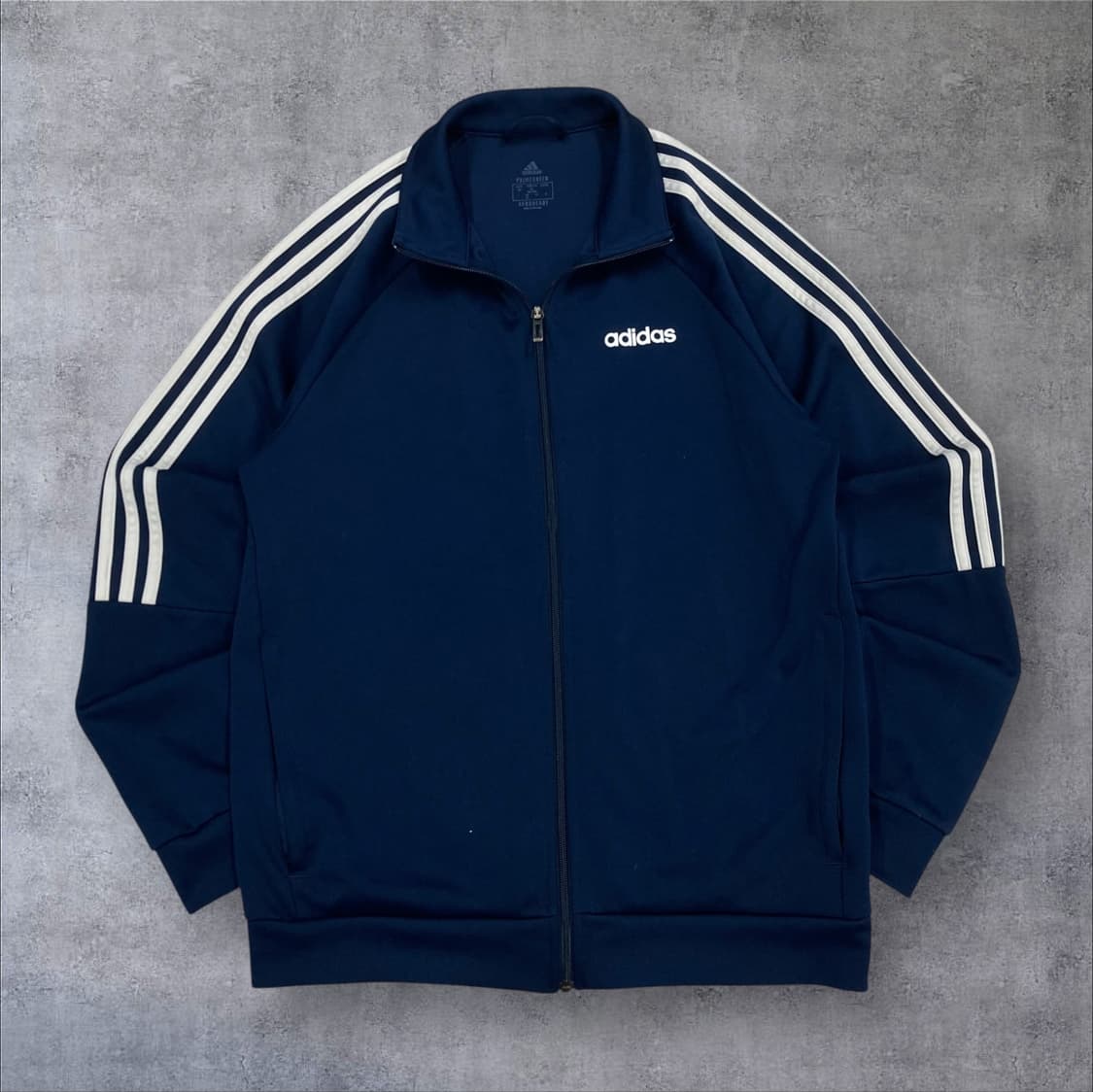 아디다스 네이비 컬러 스몰 로고 삼선 트랙탑 져지 상품이미지1