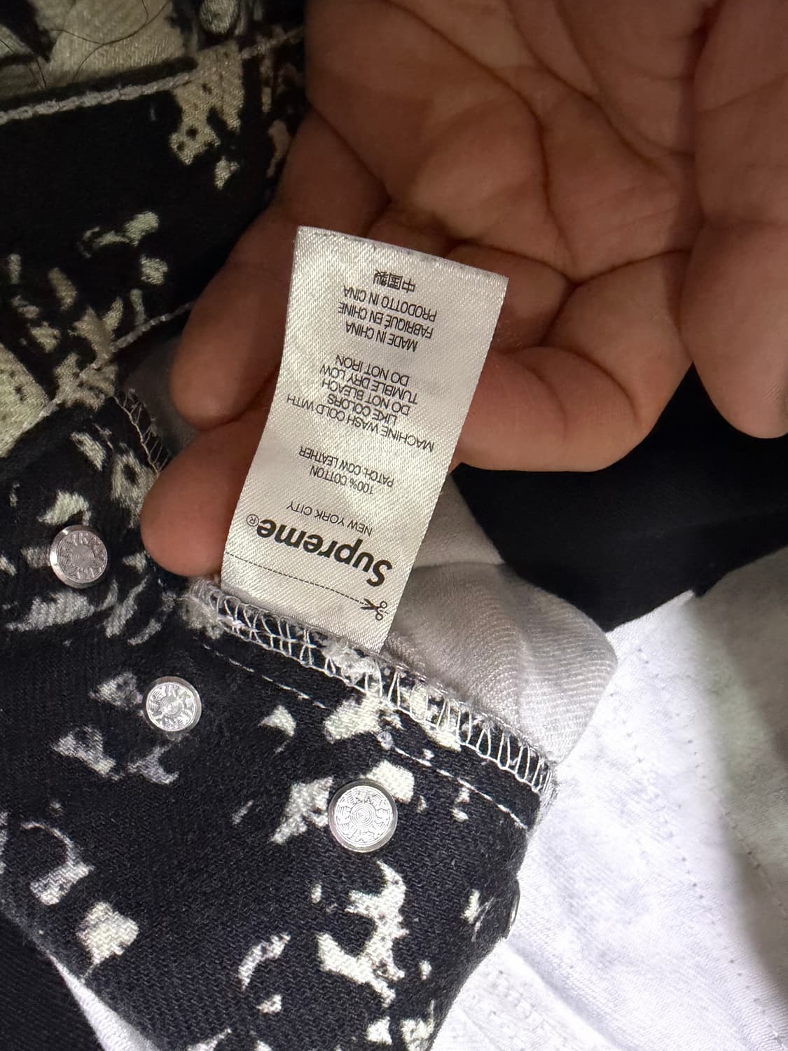 슈프림 x 크리스토퍼 울 레귤러 진 상품이미지6