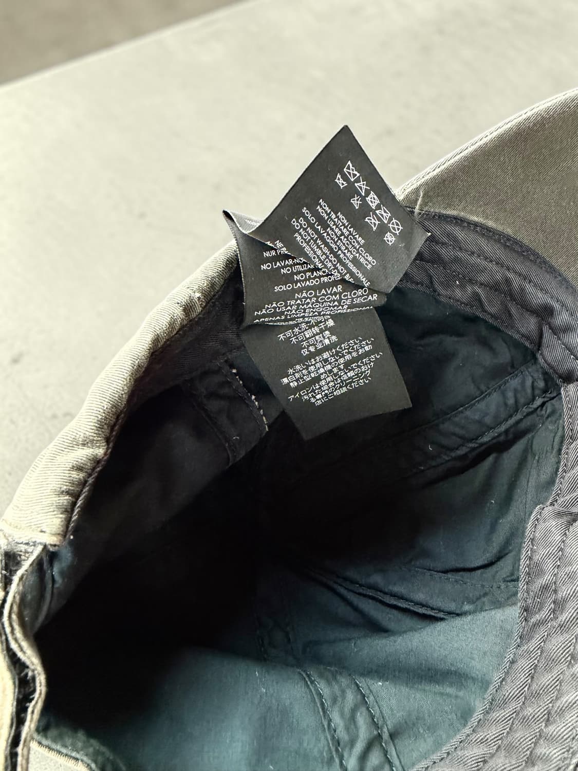발렌시아가 데님 워싱 바이저 볼캡 상품이미지5