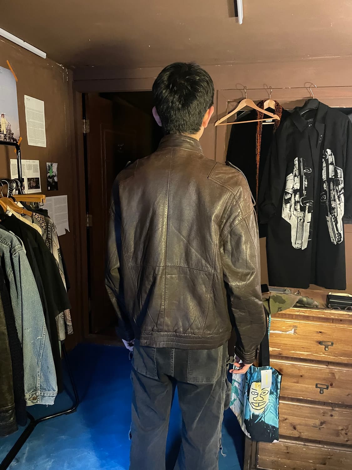 NEW FAST LAMB LEATHER OVERFIT JACKET 상품이미지7