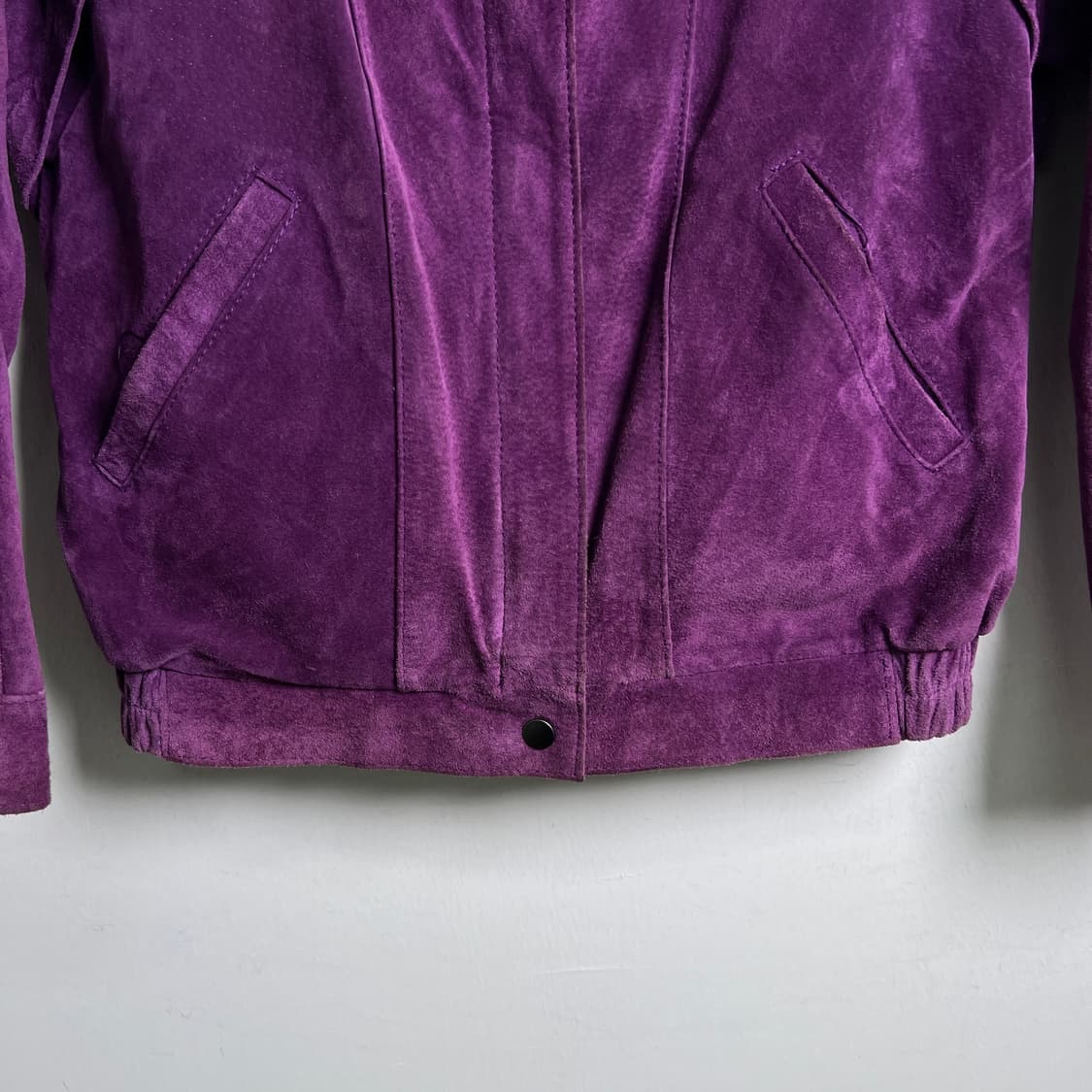 발렌티노 우모 퍼플 스웨이드 자켓 상품이미지5