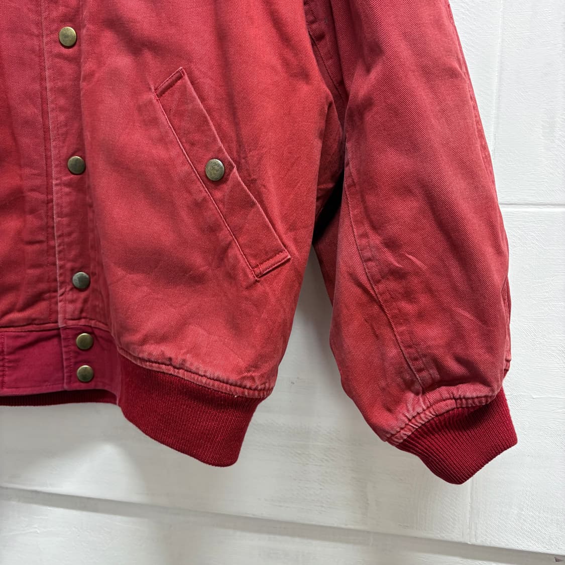 80's 피그먼트 코튼 블루종 자켓  상품이미지3