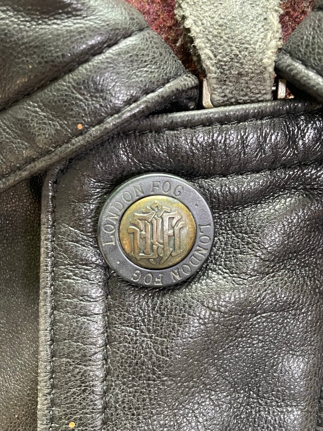 상태좋음) 90's 런던포그 양가죽자켓 105size 상품이미지5