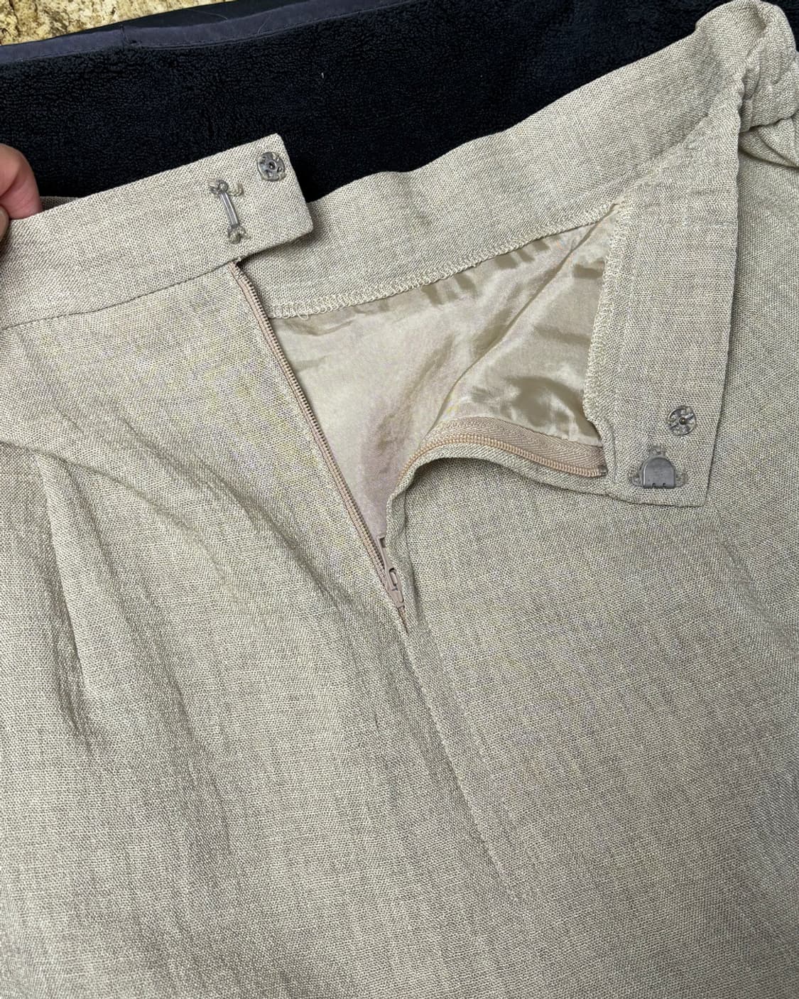 일본빈티지 3라인 롱스커트 상품이미지4