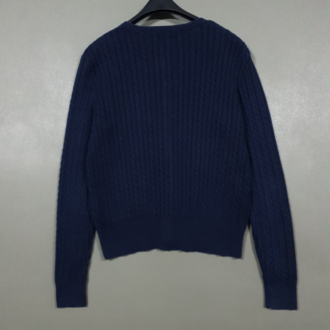 여성) 폴로 랄프로렌 신형 21FW 큐알 포니 케이블 니트 꽈배기 가디건 상품이미지10