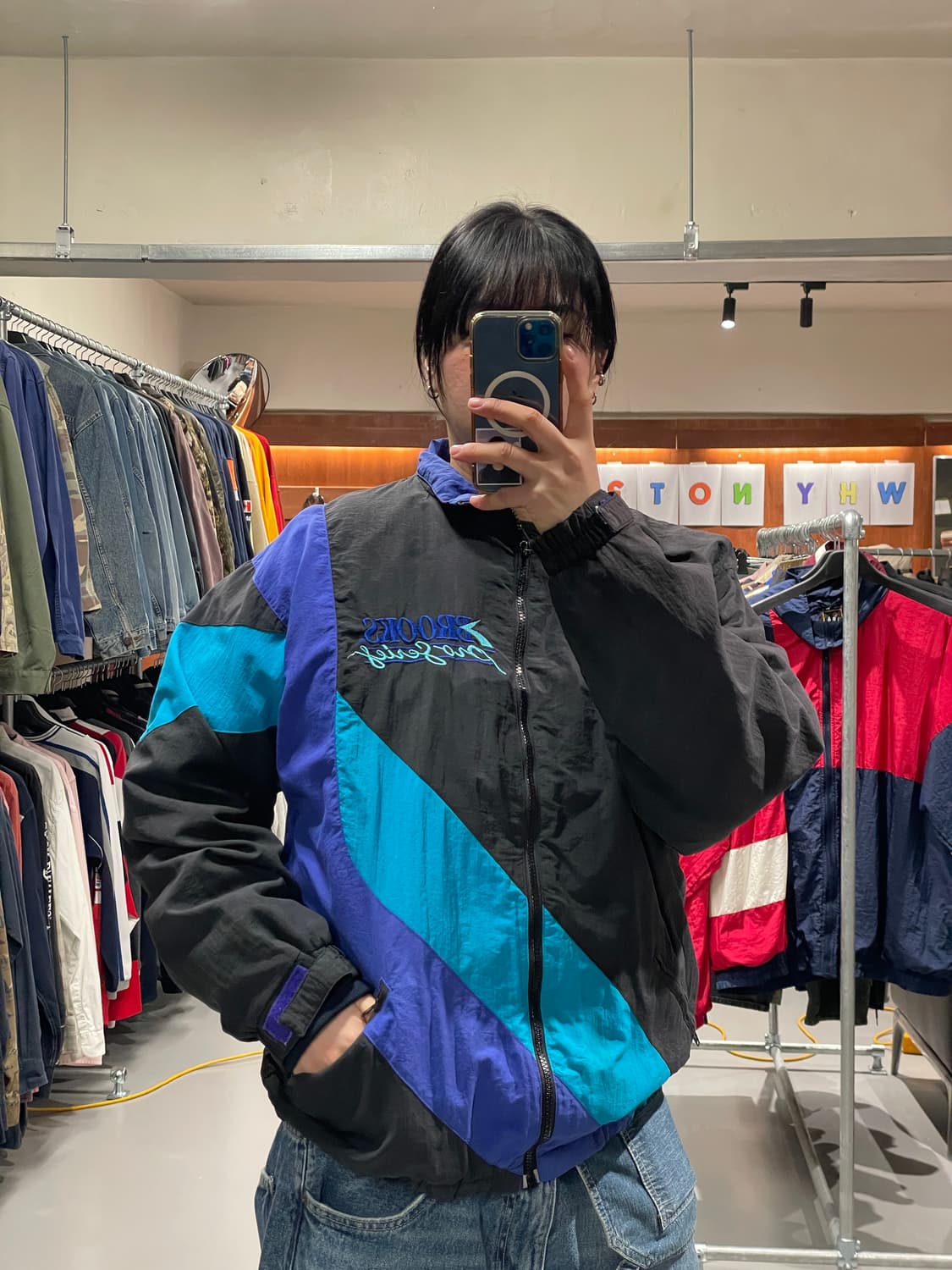 90s 브룩스 올드스쿨 바람막이 자켓 상품이미지3